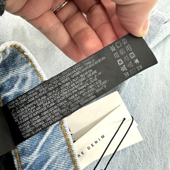 Zara Light Blue Flare & Wide Leg Jeans. NWOT - Picture 10 of 10